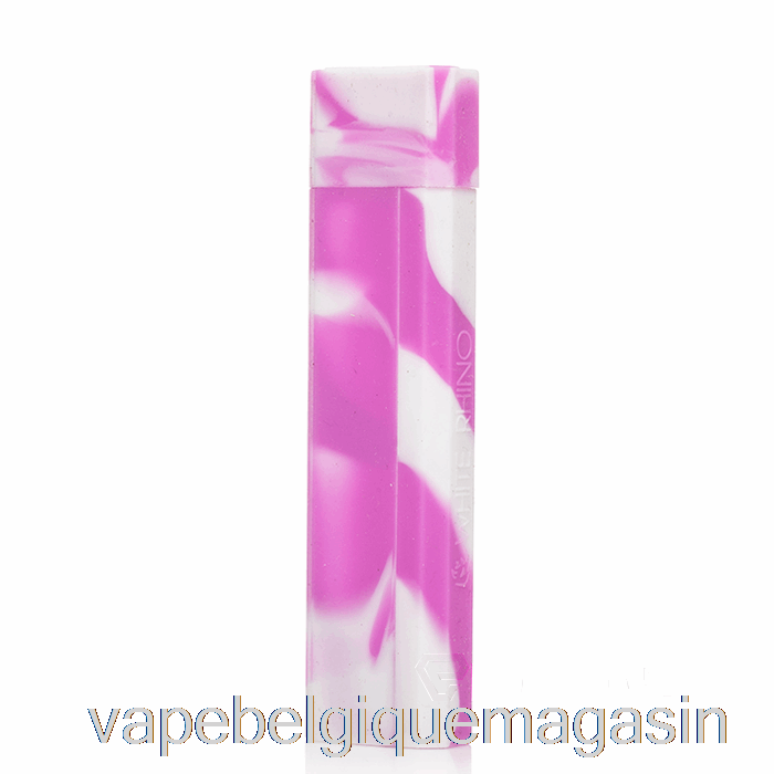 Vape Juice White Rhino Silicone Dab Out [quartz] Violet Blanc (lueur Uv)